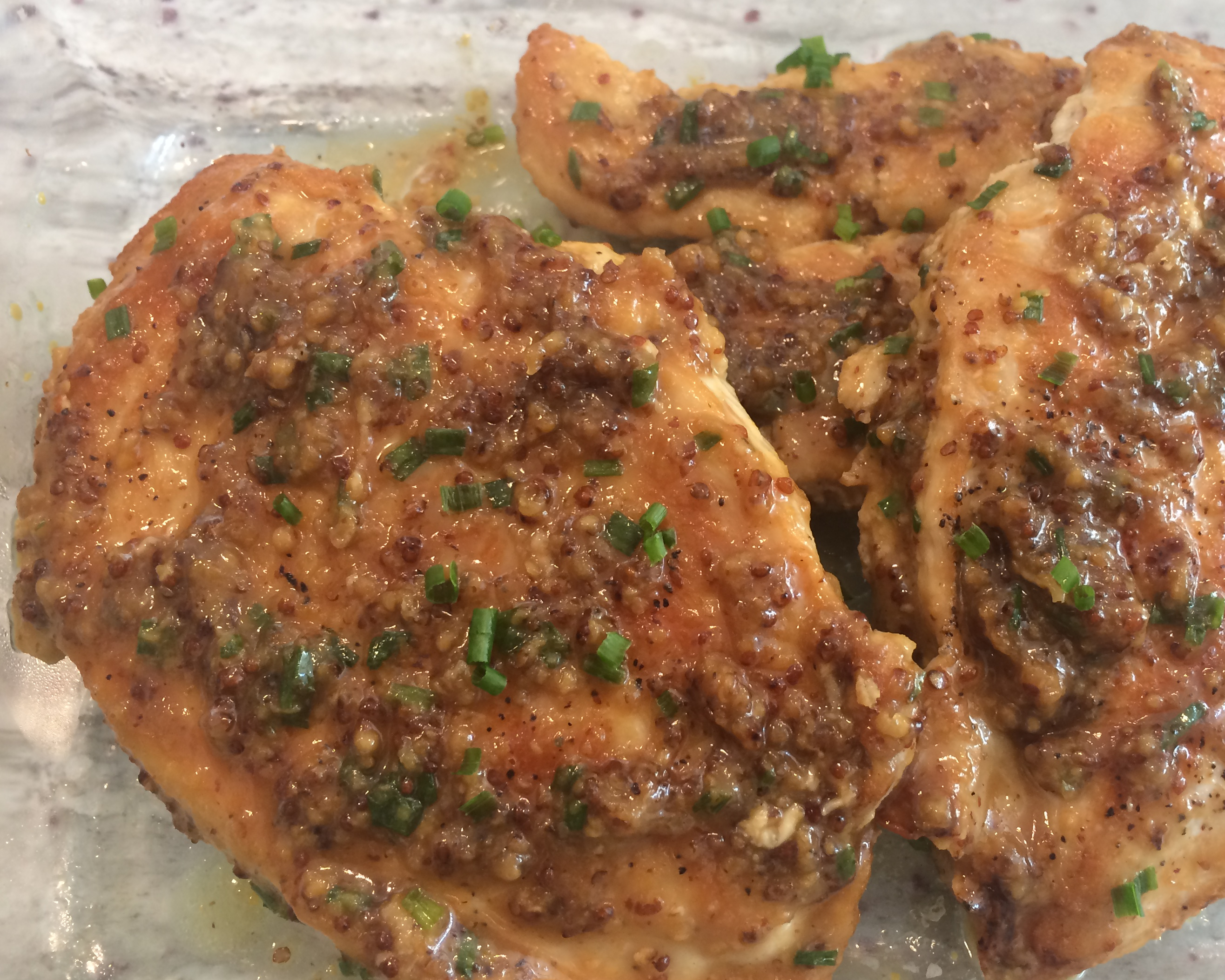 Honey-mustard chicken breast