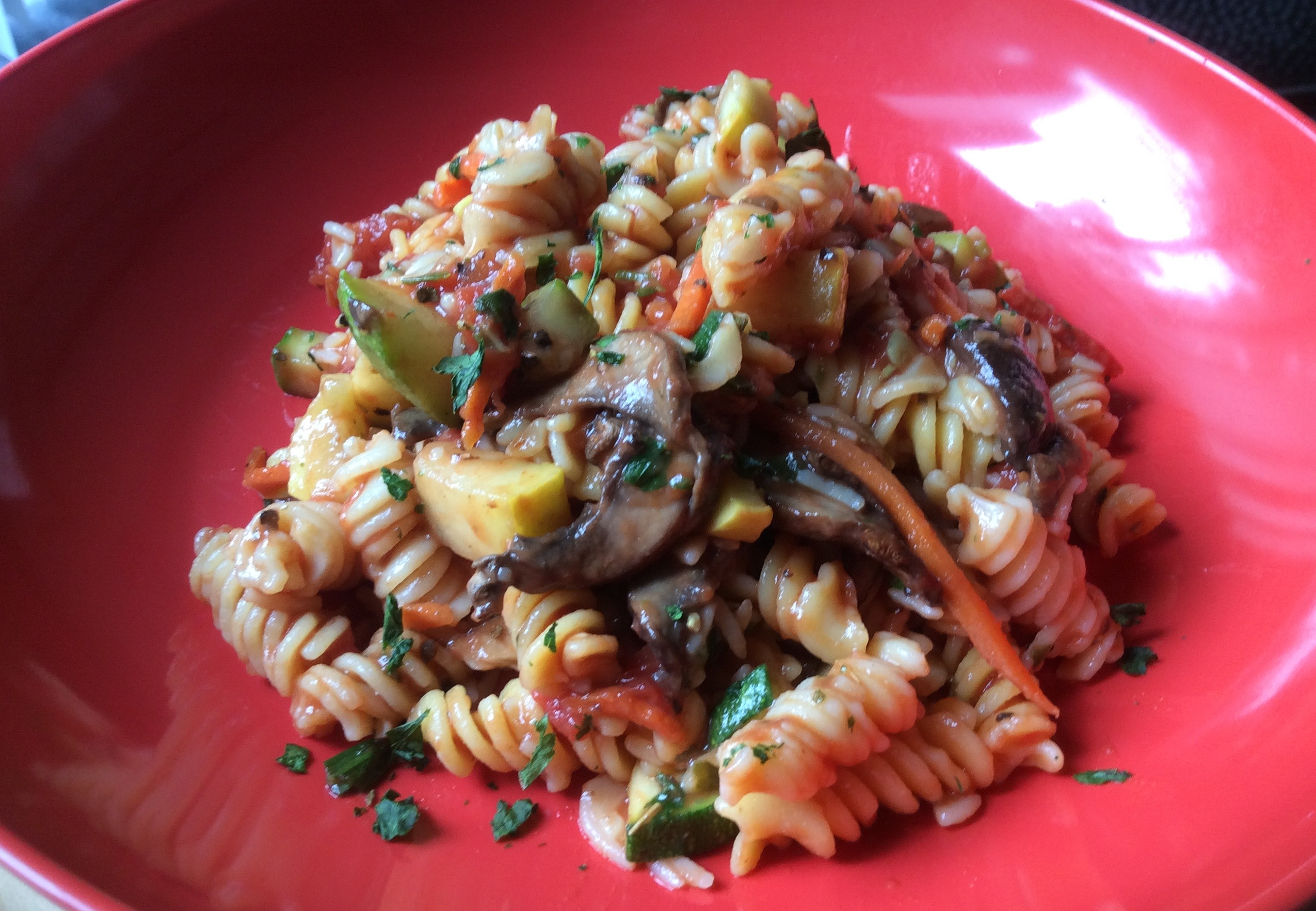 Gluten-free vegetable rotini